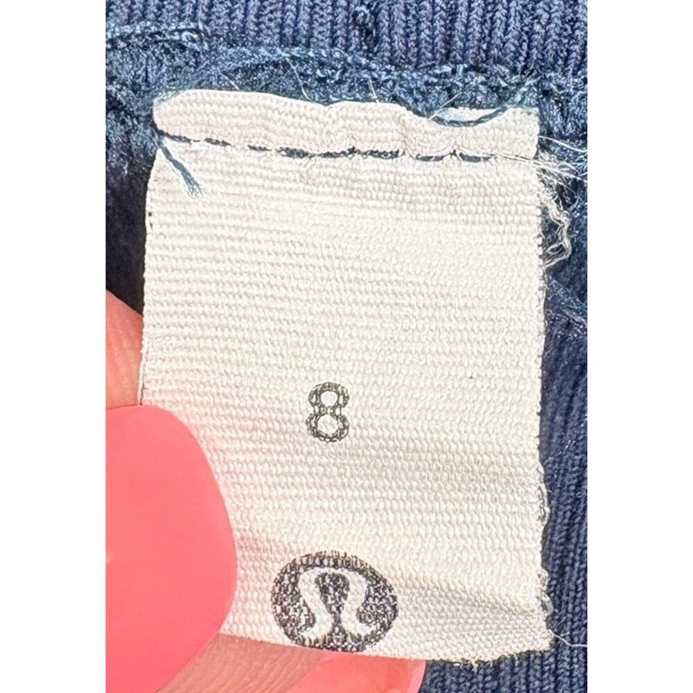 Lululemon Navy Blue Adjustable Hem Jogger Pants 8 Minimalist Athleisure Travel - Picture 5 of 13